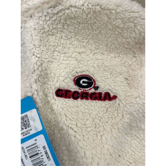 UGA University of Georgia Cream Jacket Size Large and XL NWT - Picture 2 of 5